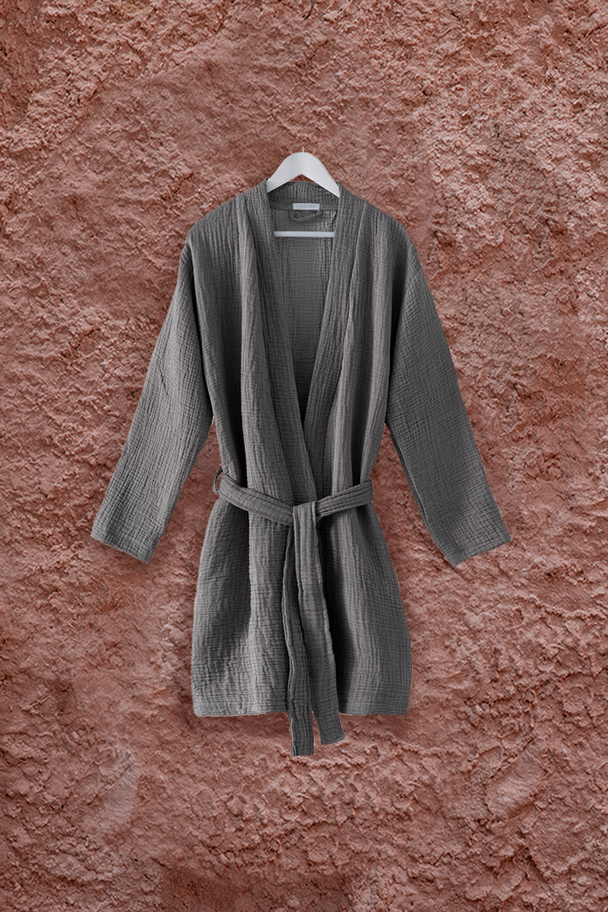 Coco Robe / Dark Grey - Light Grey