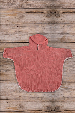 Coco Poncho - Coral, TAMA 