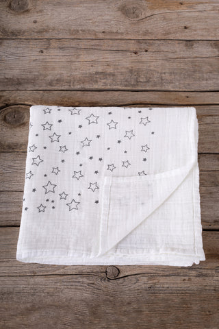 Twinkle Star Muslin - White, TAMA 
