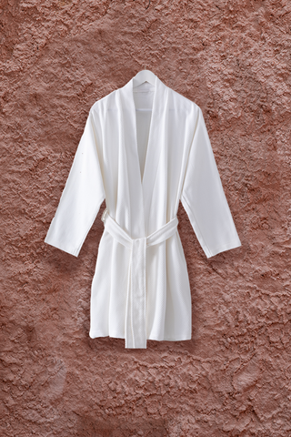 Mediterranean Robe / White