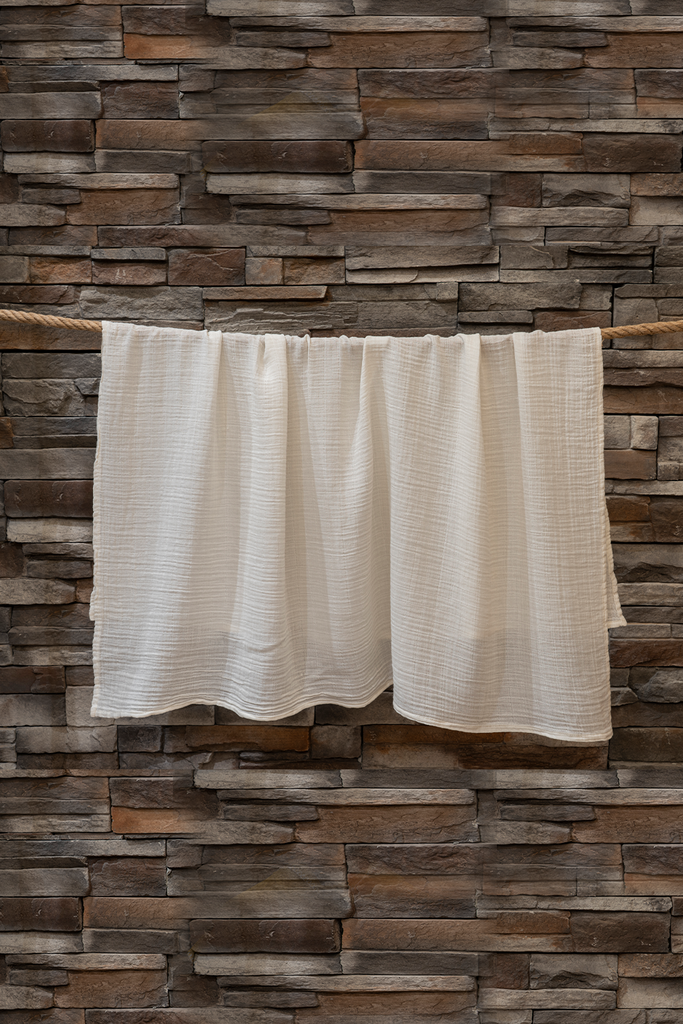 Muslin Baby Blanket - Cream