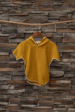 Sunshine Poncho - Curry