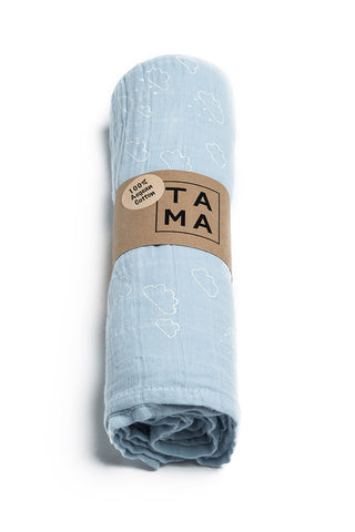 Cloud Muslin - Light Blue, TAMA 