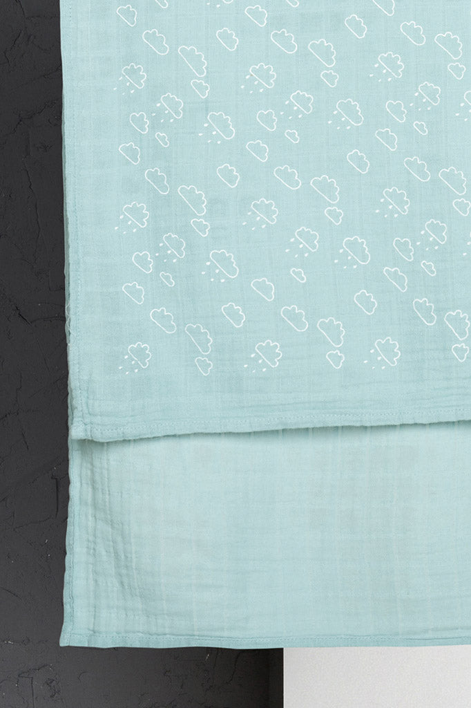 Cloud Muslin - Sea Green, TAMA 