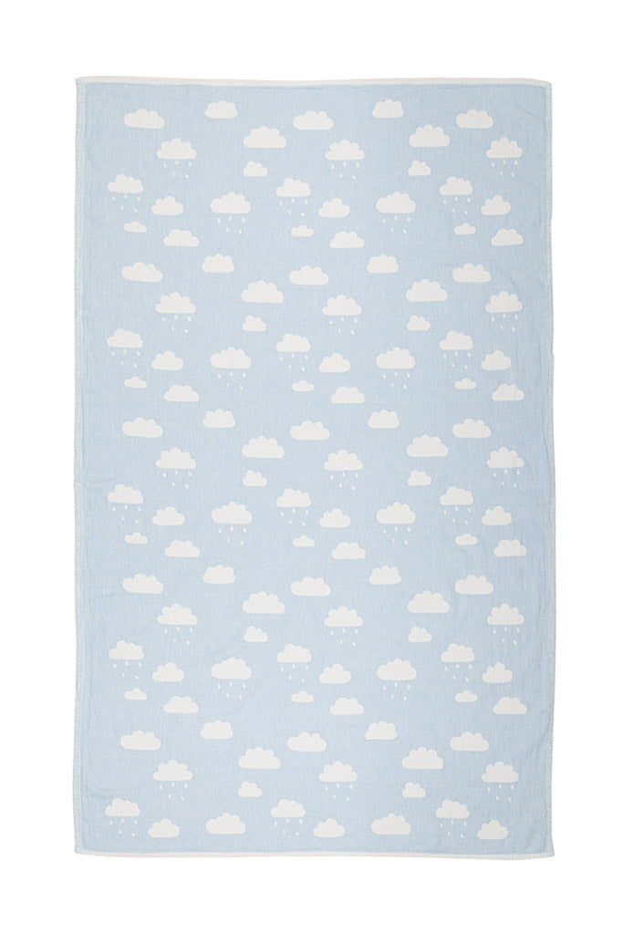 Cloud Baby Throw - Light Blue, TAMA 