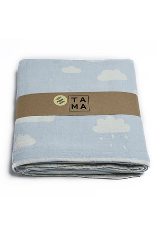 Cloud Baby Throw - Light Blue, TAMA 