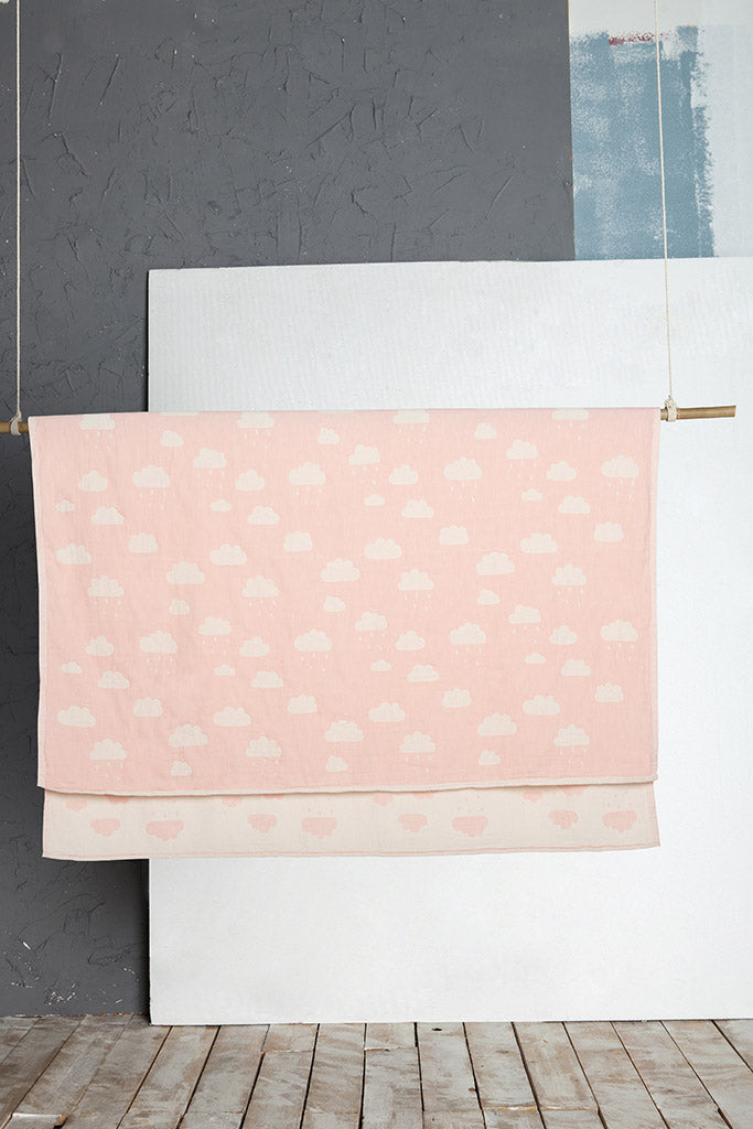 Cloud Baby Throw - Light Pink, TAMA 
