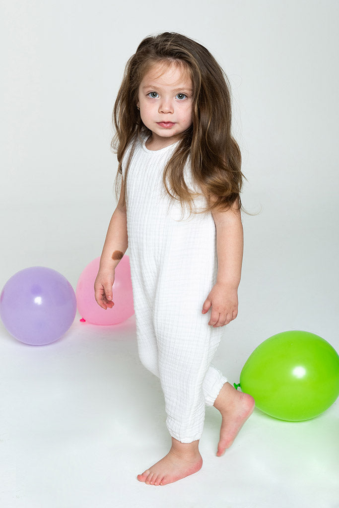 Coco Overall - White, TAMA 