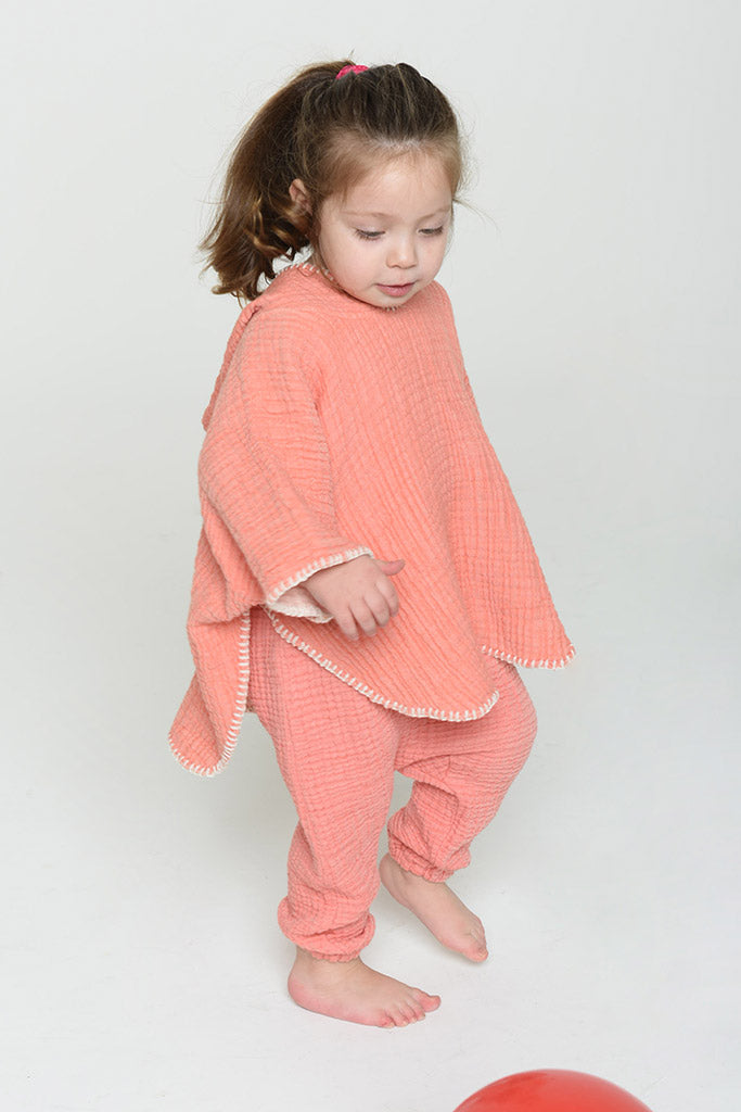 Coco Poncho - Coral, TAMA 