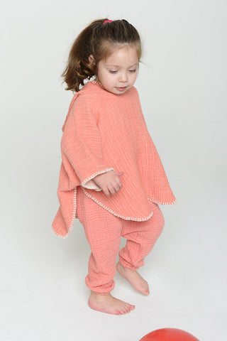 Coco Poncho - Coral, TAMA 