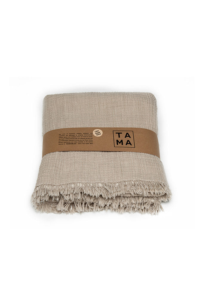 Coco Bed Cover - Beige, TAMA 
