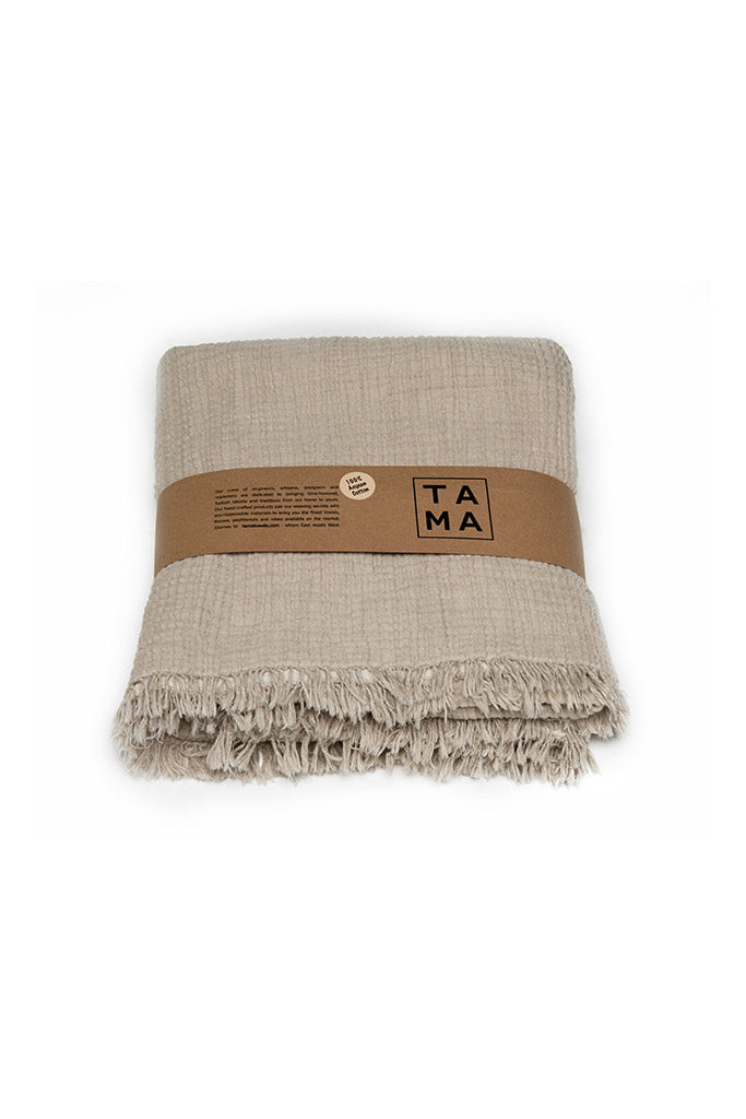 Coco Bed Cover - Beige, TAMA 