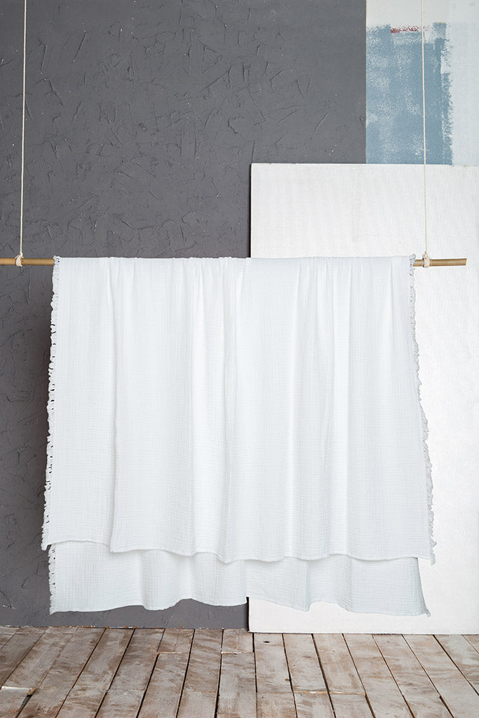 Coco Bed Cover - White, TAMA 